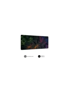 Alfombrilla Subblim Neon Obsidian XL/ 900 x 400 x 3 mm