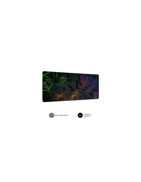 Alfombrilla Subblim Neon Obsidian XL/ 900 x 400 x 3 mm
