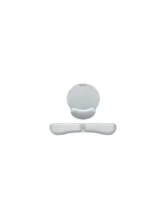 Pack de Reposamuñecas y Alfombrilla Ergonómica Subblim Ergo MemoryFlex/ Plateadas