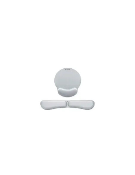 Pack de Reposamuñecas y Alfombrilla Ergonómica Subblim Ergo MemoryFlex/ Plateadas