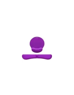 Pack de Reposamuñecas y Alfombrilla Ergonómica Subblim Ergo MemoryFlex/ Púrpura