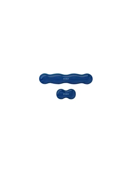 Pack de 2 Reposamuñecas Subblim Ergo Crystal Flex/ Azul Oscuro