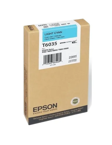 Epson Cartucho T603500 cian claro