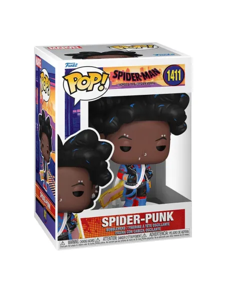 Funko pop marvel spider - man across the spider - verse spider - punk unmasked