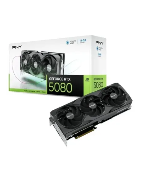 Tarjeta grafica pny rtx 5080 triple fan 16gb gddr7