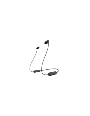 Auriculares Inalámbricos Intrauditivos Sony WI-C100/ con Micrófono/ Bluetooth/ Negros