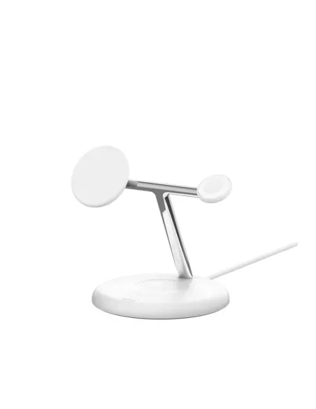Base de carga inalambrica belkin wiz023vfwh 3 en 1 blanco