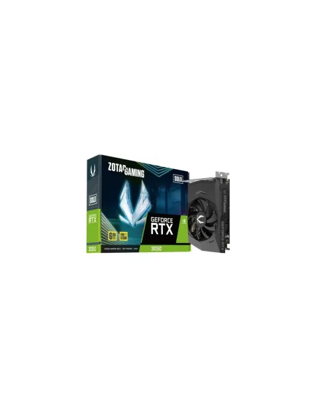 VGA ZOTAC RTX 3050 6GB SOLO GDDR6,NV,RTX3050,GDDR6,6GB,96BIT,HDMI+3DP,1 VENTILADOR (ZT-A30510G-10L)