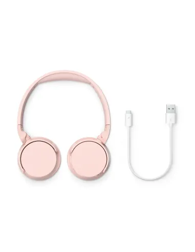 Philips 4000 series TAH4209PK 00 auricular y casco Auriculares Inalámbrico Diadema Llamadas Música Bluetooth Rosa