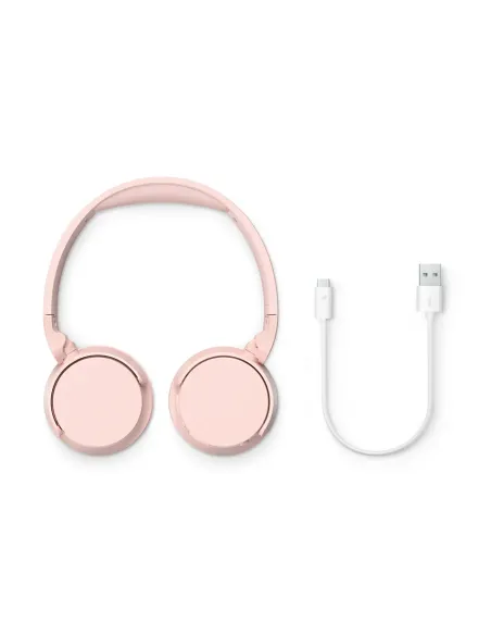 Philips 4000 series TAH4209PK 00 auricular y casco Auriculares Inalámbrico Diadema Llamadas Música Bluetooth Rosa