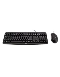 iggual COM-CK-BASIC teclado Ratón incluido Universal USB QWERTY Español Negro