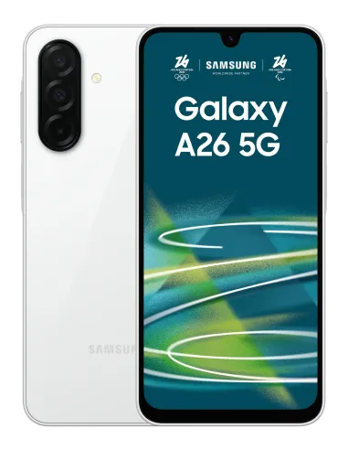 Samsung Galaxy A26 17 cm (6.7") Ranura híbrida Dual SIM Android 15 5G USB Tipo C 8 GB 256 GB 5000 mAh Blanco