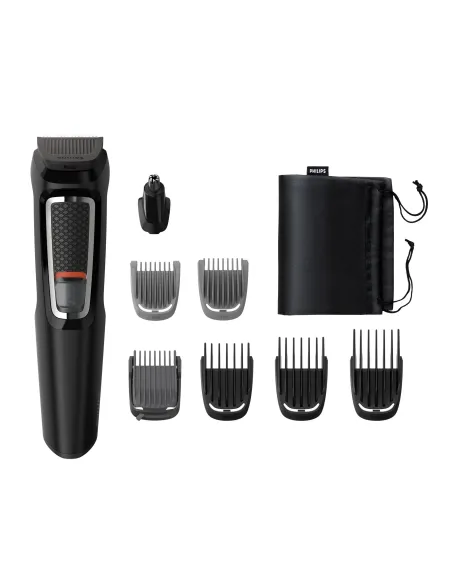 Philips MULTIGROOM Series 3000 Cara y cabello 8 en 1 con 8 herramientas