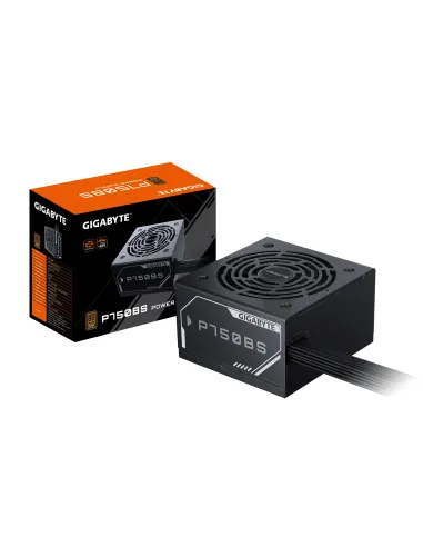 GIGABYTE P750BS Fuente de Alimentación - PCI-E 6+2 Pin x 4, 80 PLUS Bronze, Ventilador de 120 mm, Compatible con ATX, Enchufe EU