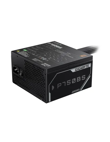 GIGABYTE P750BS Fuente de Alimentación - PCI-E 6+2 Pin x 4, 80 PLUS Bronze, Ventilador de 120 mm, Compatible con ATX, Enchufe EU