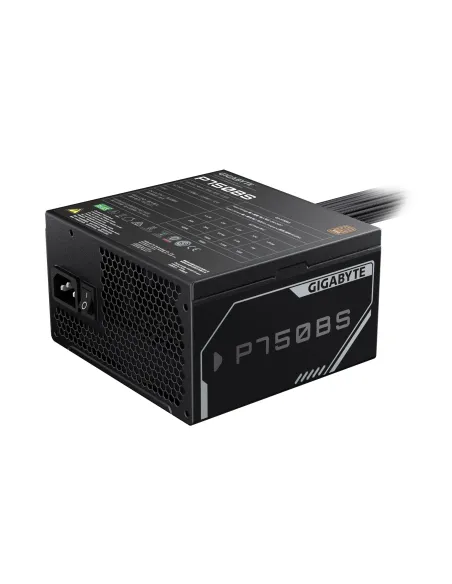 GIGABYTE P750BS Fuente de Alimentación - PCI-E 6+2 Pin x 4, 80 PLUS Bronze, Ventilador de 120 mm, Compatible con ATX, Enchufe EU