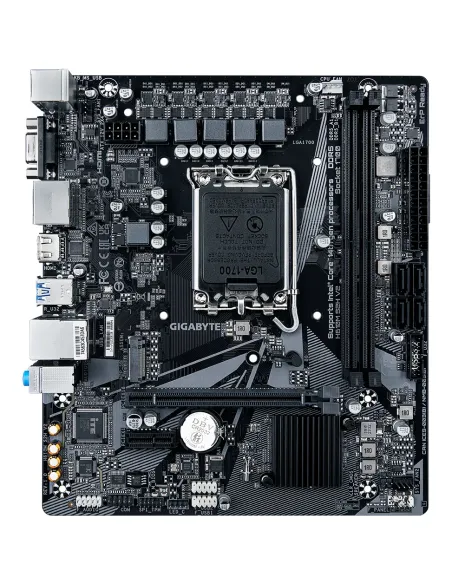 GIGABYTE H610M S2H V2 Placa base - Soporta CPUs Intel Core de 14ª generación, 4+1+1 Fases Híbridas VRM Digital, hasta 5600MHz