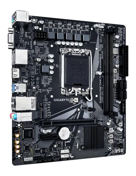 GIGABYTE H610M S2H V2 Placa base - Soporta CPUs Intel Core de 14ª generación, 4+1+1 Fases Híbridas VRM Digital, hasta 5600MHz