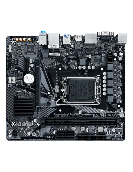 GIGABYTE H610M S2H V2 Placa base - Soporta CPUs Intel Core de 14ª generación, 4+1+1 Fases Híbridas VRM Digital, hasta 5600MHz