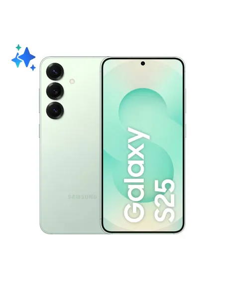 Samsung Galaxy S25 15,8 cm (6.2") SIM doble Android 15 5G USB Tipo C 12 GB 256 GB 4000 mAh Color menta
