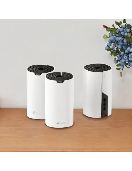 TP-Link Deco S7 (3-pack) Doble banda (2,4 GHz   5 GHz) Wi-Fi 5 (802.11ac) Blanco, Negro Interno