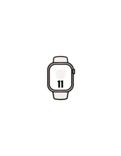 Apple Watch Series 11/ GPS/ Cellular/ 42mm/ Oro Rosa/ Correa Deportiva Rosa Rubor (S/M)