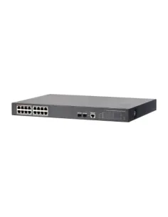 Dahua Technology PoE DH-PFS4218-16GT-240 switch Gestionado Gigabit Ethernet (10 100 1000) Energía sobre Ethernet (PoE) Negro
