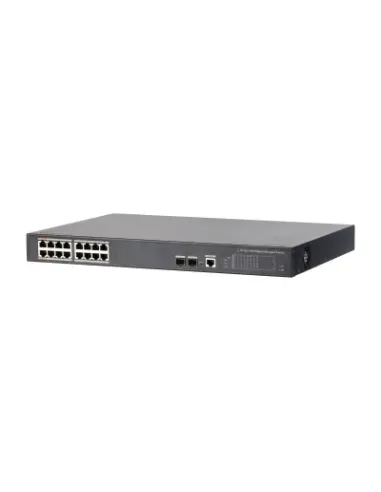 Dahua Technology PoE DH-PFS4218-16GT-240 switch Gestionado Gigabit Ethernet (10 100 1000) Energía sobre Ethernet (PoE) Negro