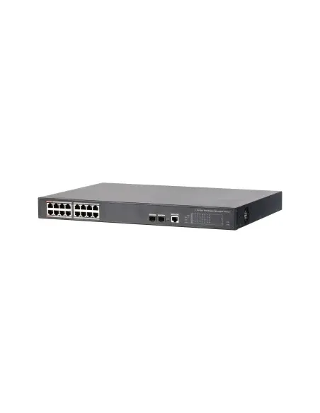Dahua Technology PoE DH-PFS4218-16GT-240 switch Gestionado Gigabit Ethernet (10 100 1000) Energía sobre Ethernet (PoE) Negro