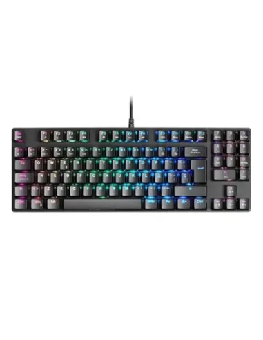 Mars Gaming Mars Gaming MKREVOPROBES Negro, Teclado Gaming RGB Mecánico, TKL+ NUM, Switch Azul, Español