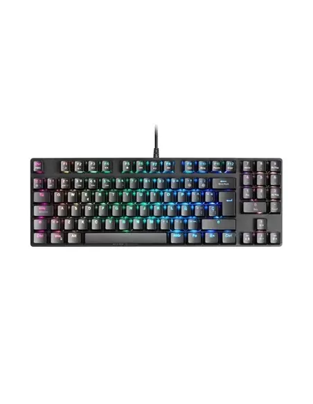 Mars Gaming Mars Gaming MKREVOPROBES Negro, Teclado Gaming RGB Mecánico, TKL+ NUM, Switch Azul, Español