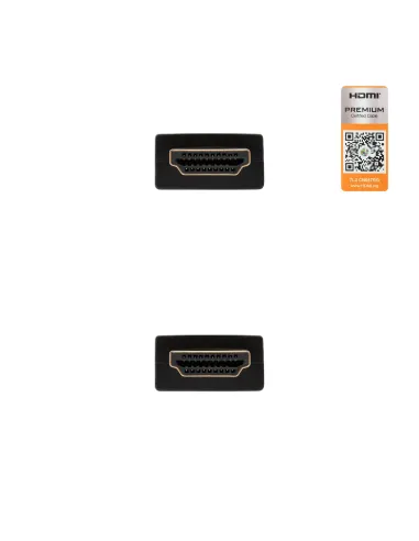 Nanocable HDMI V2.0, 1m cable HDMI HDMI tipo A (Estándar) Negro