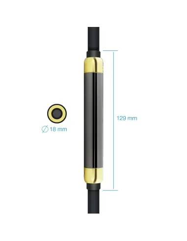 Nanocable 10.15.3730 cable HDMI 30 m HDMI tipo A (Estándar) Negro, Rosa