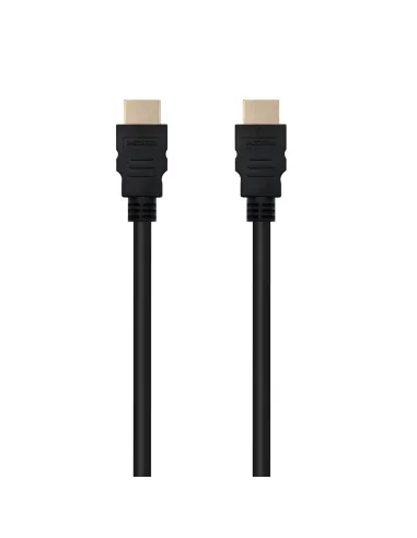 Nanocable Cable HDMI V2.0 4K@60Hz 18Gbps A M-A M, 1 m, Negro