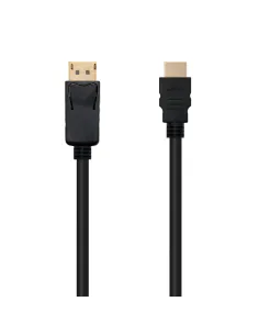 Nanocable Cable conversor DISPLAYPORT a HDMI, DP M - HDMI M, Negro, 5.0 M 2