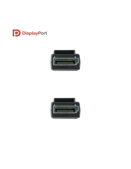 Nanocable 10.15.2502 cable DisplayPort 2 m Negro