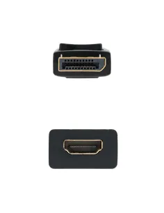 Nanocable CONVERSOR DISPLAYPORT A HDMI DP M-HDMI H NEGRO 15 CM 2