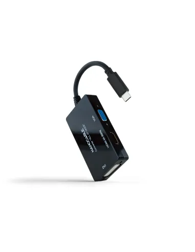 Nanocable 10.16.4301-ALL Adaptador gráfico USB 3840 x 2160 Pixeles Negro