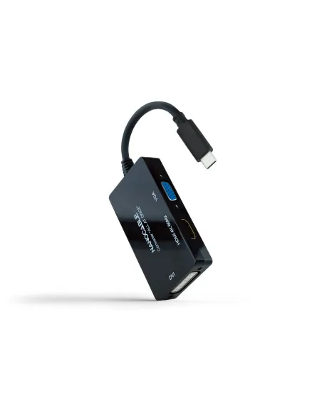Nanocable 10.16.4301-ALL Adaptador gráfico USB 3840 x 2160 Pixeles Negro