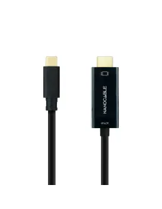 Nanocable Cable Conversor USB-C a HDMI 1.4 4K@30HZ 3 m, Negro 2