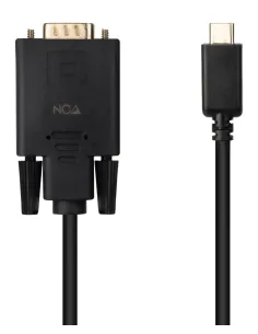 Nanocable Cable Conversor USB-C M a VGA M, 1.8 m, Negro 2