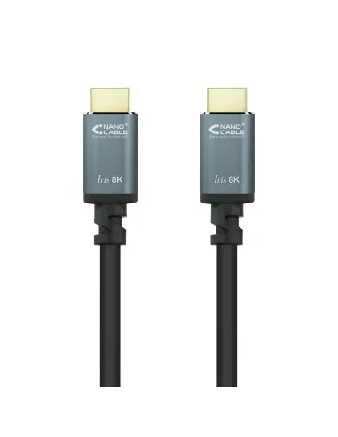 Nanocable Cable HDMI 2.1 IRIS 8K A M-A M, Negro, 5 Metros