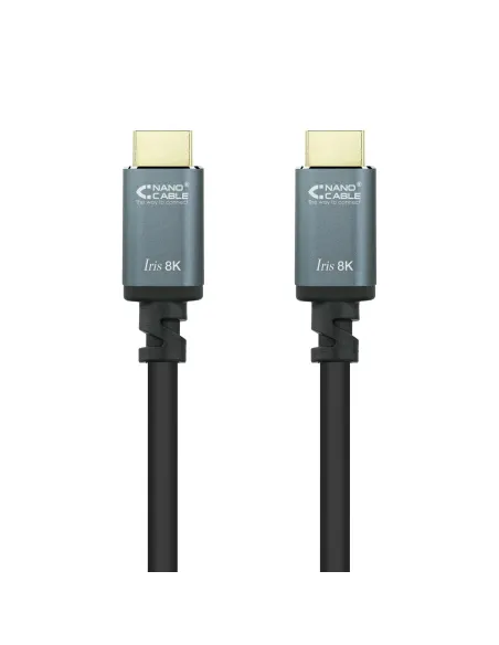 Nanocable Cable HDMI 2.1 IRIS 8K A M-A M, Negro, 10 Metros