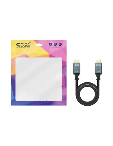 Nanocable Cable HDMI 2.1 IRIS 8K A M-A M, Negro, 10 Metros