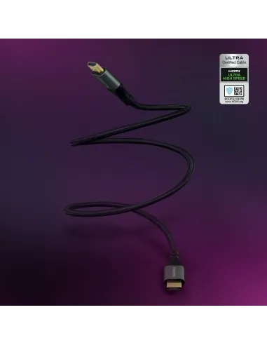 Nanocable Cable HDMI 2.1 Certificado ULTRA HIGH SPEED A M-A M, Negro, 1.5 m