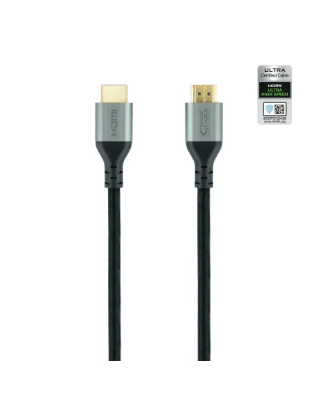 Nanocable Cable HDMI 2.1 Certificado ULTRA HIGH SPEED A M-A M, Negro, 2 m