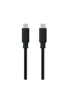 Nanocable Cable USB 3.1 Gen2 10Gbps 5A, 4K 60Hz, USB-C M-USB-C M, Negro, 0.5 m 2