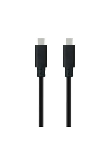 Nanocable Cable USB 3.1 Gen2 10Gbps 5A, 4K 60Hz, USB-C M-USB-C M, Negro, 2 m