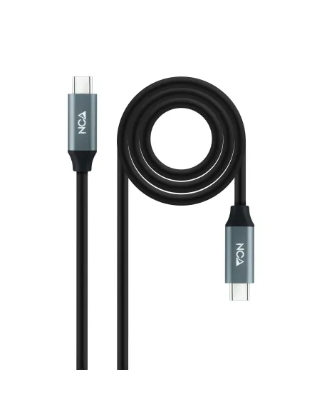 Nanocable 10.01.4300 cable USB USB4 Gen 2x2 0,5 m USB C Negro