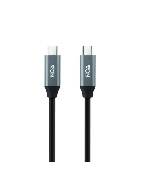 Nanocable Cable USB 3.2 Gen2x2 20Gbps 5A 100W 4K 60Hz USB-C M-USB-C M, 1 m